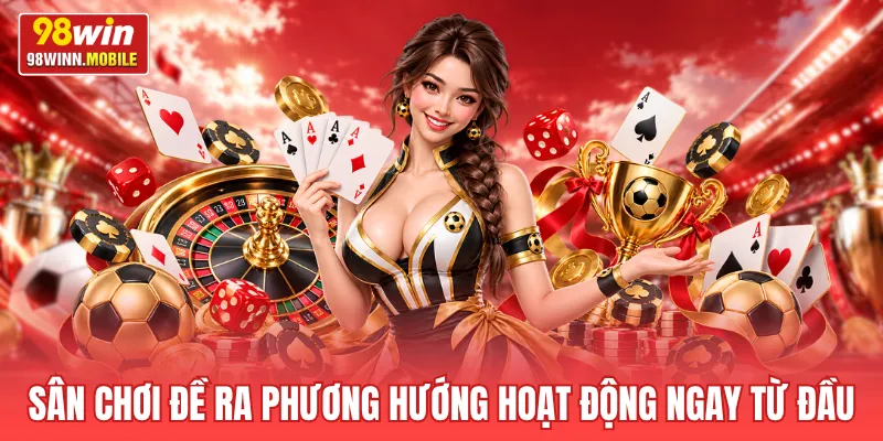 Sân chơi đề ra phương hướng hoạt Sân chơi đề ra phương hướng hoạt động ngay từ đầuđộng ngay từ đầu